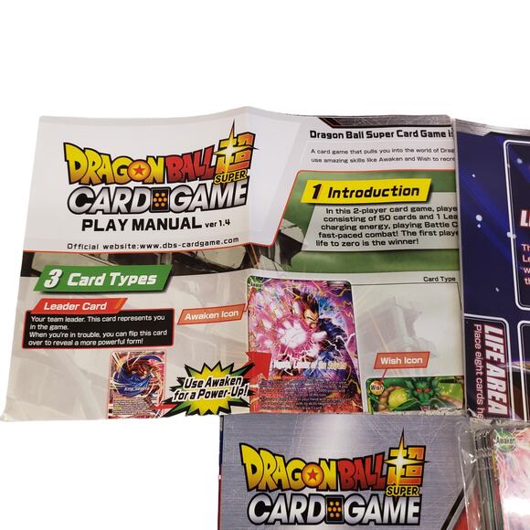 Dragon Ball Z Card Game Demo Pack Deck Strategy Guide NEW - Picture 3 of 7